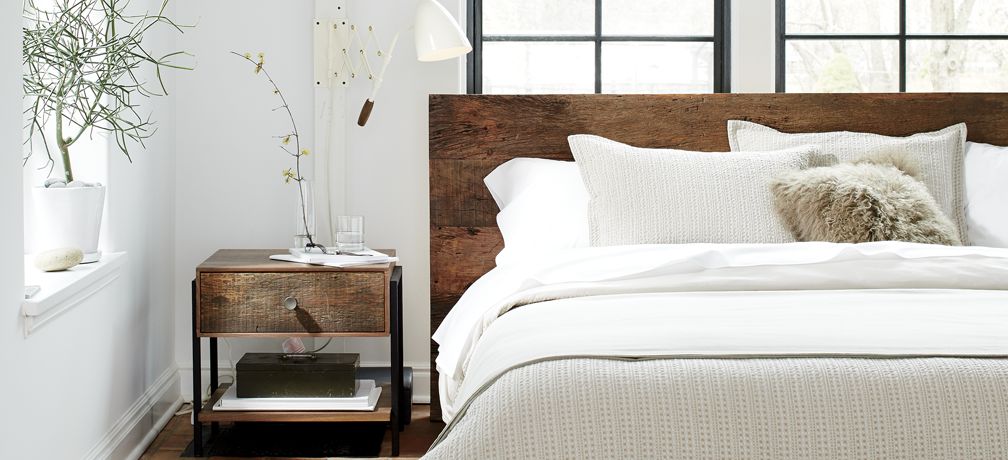 Rustic Modern Bedroom Atwood Crate And Barrel