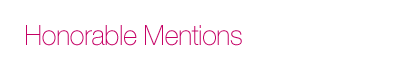 Honorable Mentions
