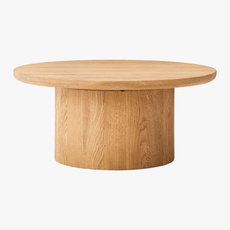 Cb2 justice store oak coffee table