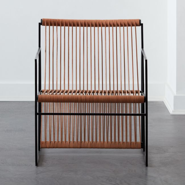Loom Leather Lounge Chair