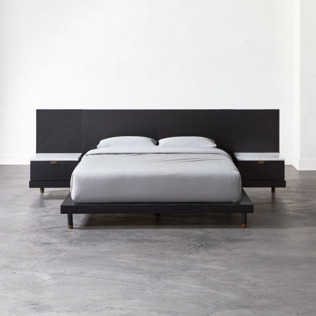 Cb2 storage store bed