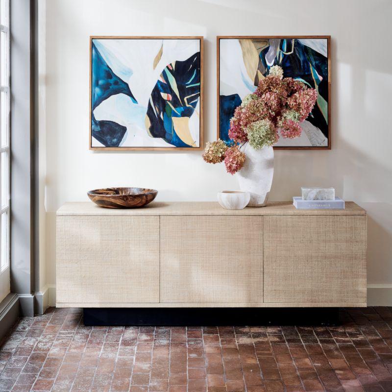 Suffolk Grasscloth Media Console