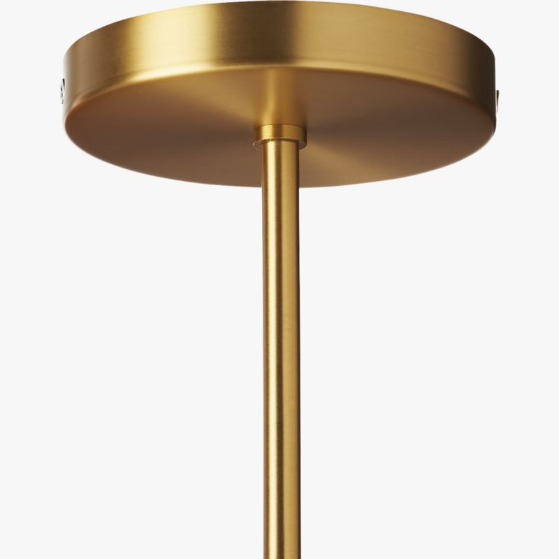 CB2 - July Catalog 2019 - Arya Antique Brass Taper Candle Holder