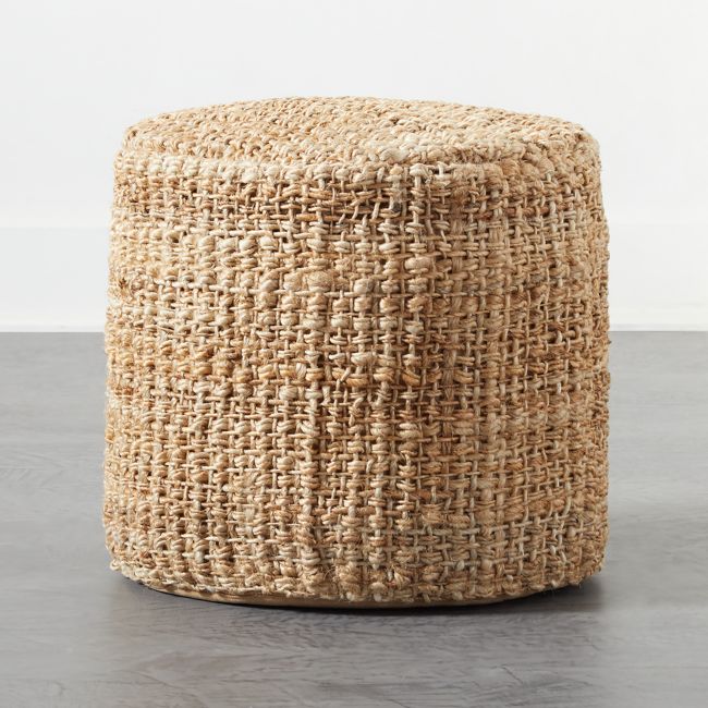 Target on sale jute pouf