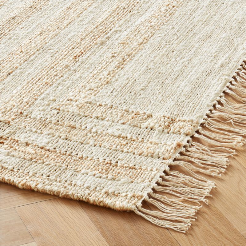 Zion Ivory Handwoven Area Rug 8'x10'