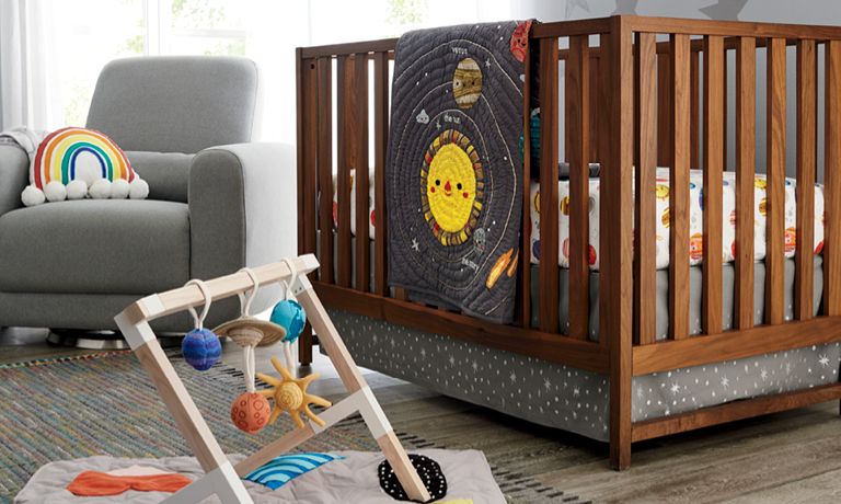 outer space themed nursery
