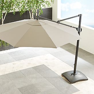 10' Sunbrella ® Stone Round Cantilever Umbrella