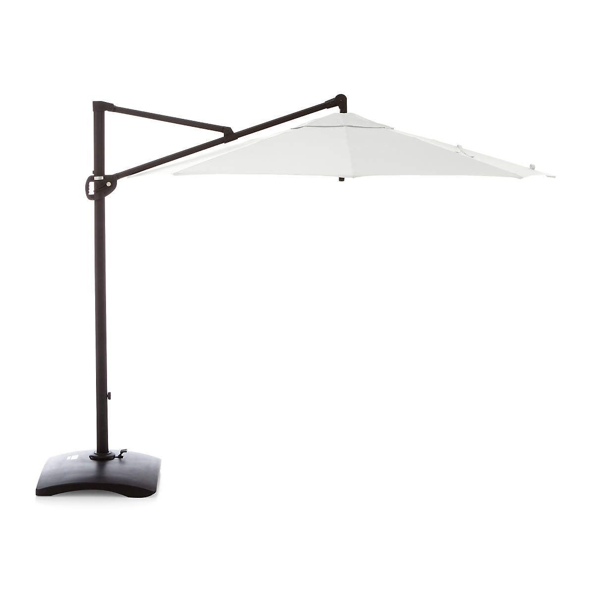 10 White Cantilever Umbrella Reviews Crate And Barrel