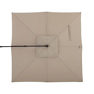 10' Stone Sunbrella ® Square Cantilever Umbrella Canopy