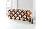 18-Jar Acacia Wood Spice Rack