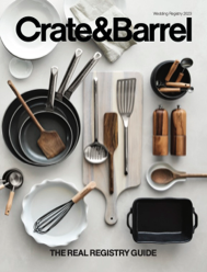 Crate and Barrel Spring Wedding Gift Registry Guide 2023 Catalog Cover