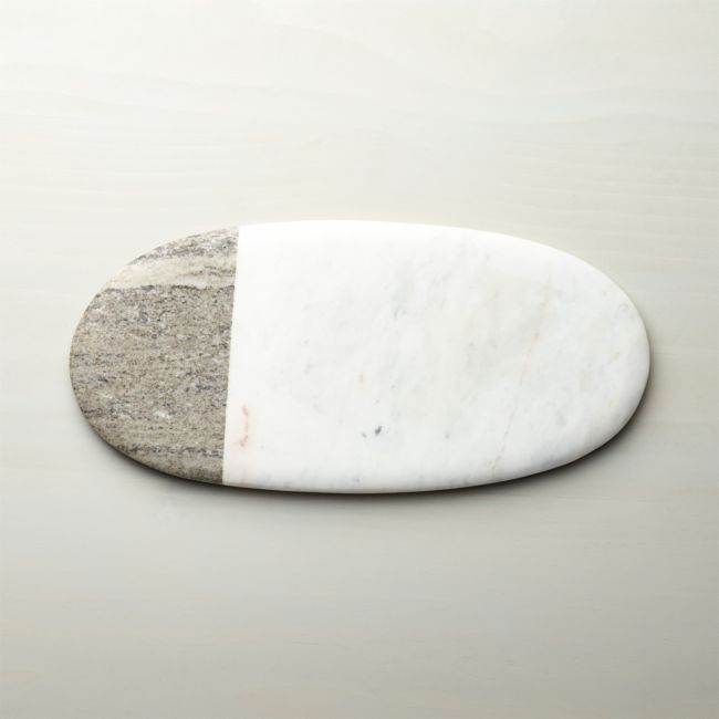 Online Designer Kitchen 2-Tone Large Marble Board