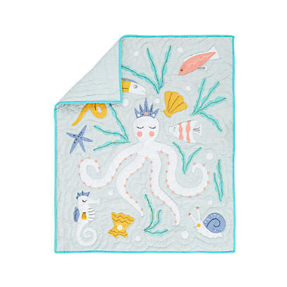 octopus crib bedding