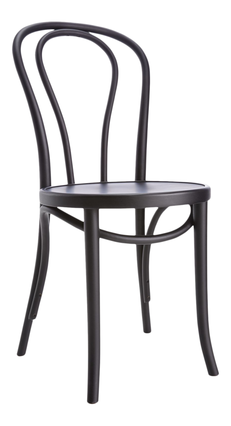 Vienna Matte Black Dining Chair And Cushion Crate And Barrel
