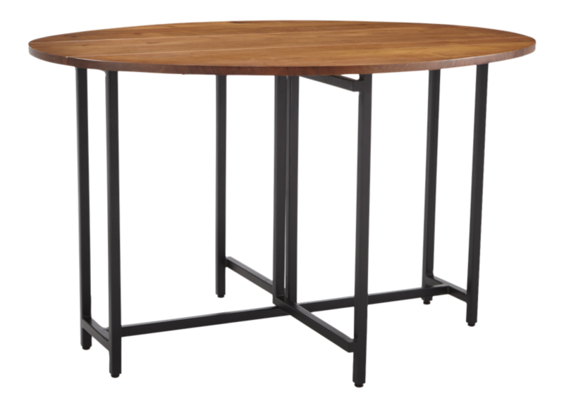 Origami Drop Leaf Oval Dining Table