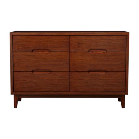 Kids Ellipse Mid Century Walnut Dresser Reviews Crate And Barrel