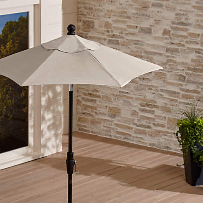 6 Foot Patio Umbrella By Sunbrella Reviews Crate And Barrel Canada