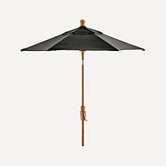 6 Foot Round Outdoor Patio Umbrellas Crate And Barrel