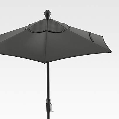 black sunbrella umbrella