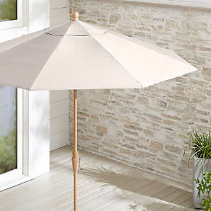 Outdoor Patio Umbrellas Crate And Barrel