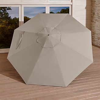9' Round Sunbrella ® Stone Umbrella Canopy