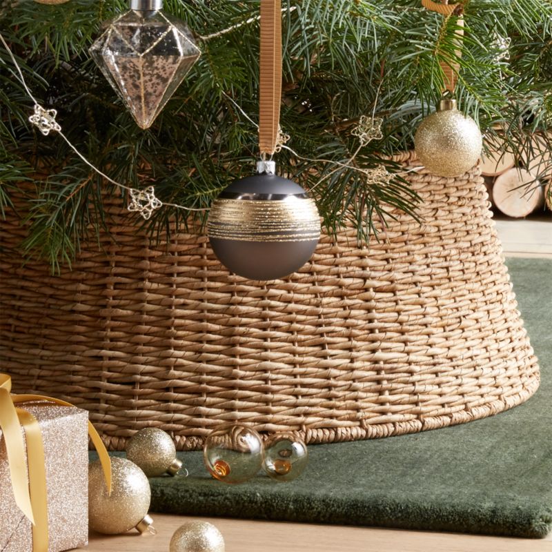 Abaca Woven Tree Collar + Reviews Crate and Barrel