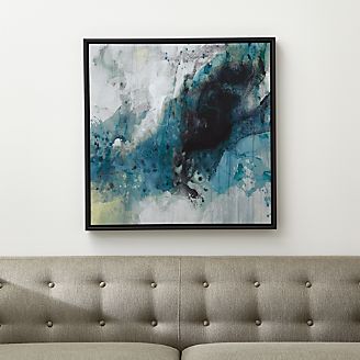 Color Trend Decorating With Blue Crate And Barrel Above And Beyond Ii Print