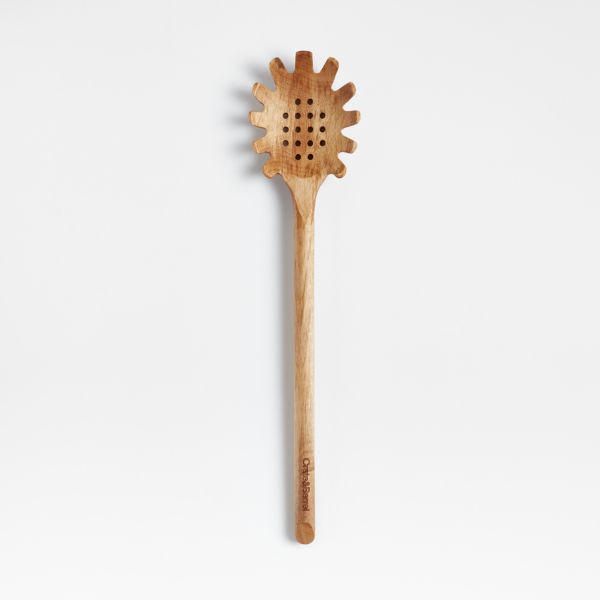 Crate & Barrel Acacia Pasta Spoon