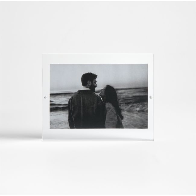 Acrylic 6x8 Block Tabletop Picture Frame