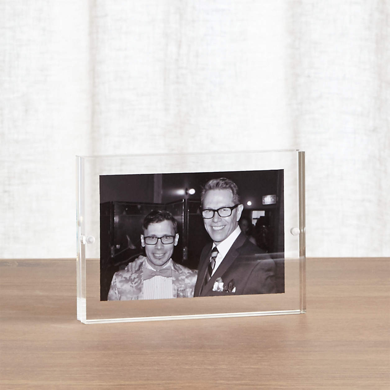 Acrylic Block Picture Frames Crate and Barrel