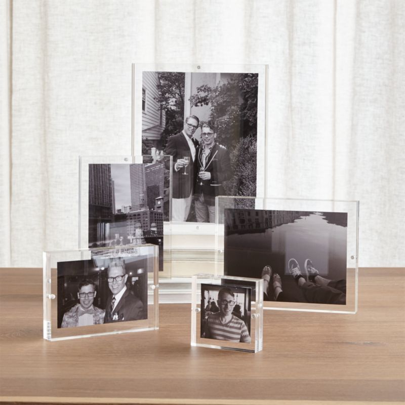 Acrylic Block Picture Frames | Crate 