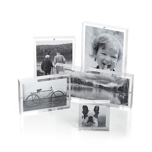 Acrylic Block Picture Frames