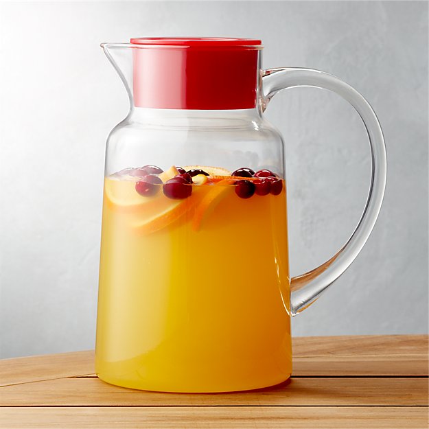 Acrylic Pantry Pitcher | Crate and Barrel