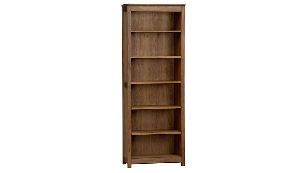 Ainsworth Walnut Bookcase Crate and Barrel