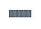 Aldo Blue Indoor-Outdoor 2.5'x8' Rug Runner