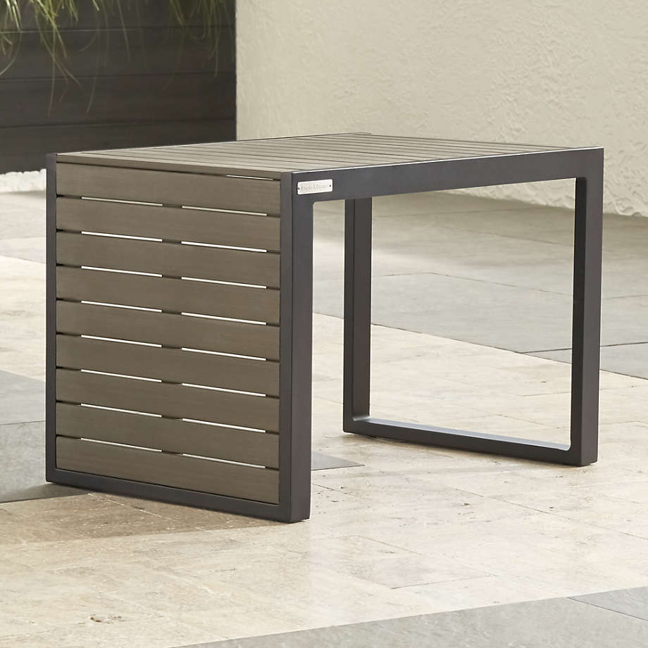 Alfresco Ii Grey Side C Table Reviews Crate And Barrel