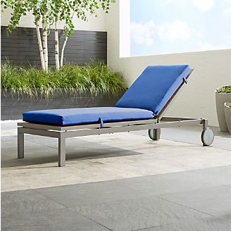Alfresco Natural Chaise Lounge with Sunbrella ® 3" Cushion