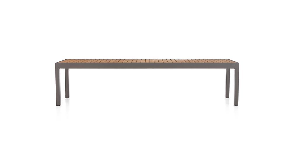 Alfresco Natural Outdoor Dining Bench Crate and Barrel