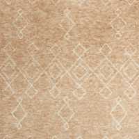 Algiers Wool Hand-Knotted Sand Brown Rug Swatch 12"x18"