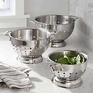 all clad stainless steel colander