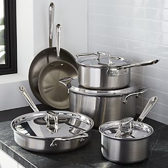 All-Clad ® d5 10-Piece Cookware Set with Bonus