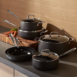 All-Clad ® HA1 Hard-Anodized Non-Stick 10-Piece Cookware Set with Bonus