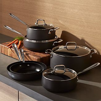 All-Clad ® HA1 Hard-Anodized Non-Stick 10-Piece Cookware Set with Bonus