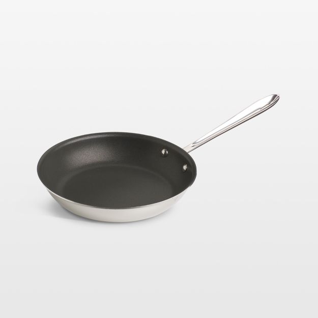 AllClad Stainless NonStick 10" Fry Pan + Reviews Crate and Barrel