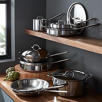 All-Clad ® Stainless 14-Piece Cookware Set with Bonus