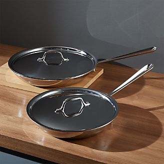 All-Clad ® Stainless Fry Pans with Lid