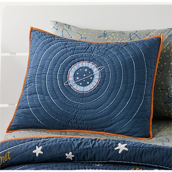 Kids Blue Solar System Bedding Crate And Barrel