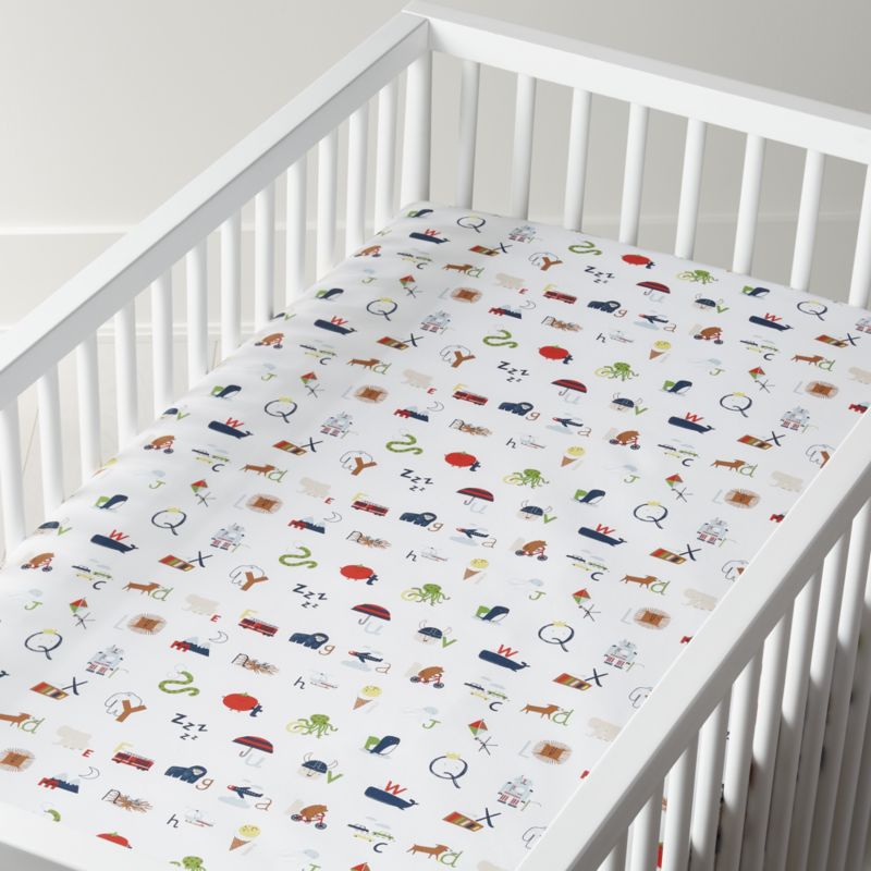 alphabet crib sheet