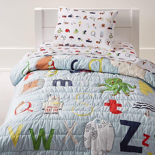 Alphabet Baby Quilt Crate And Barrel