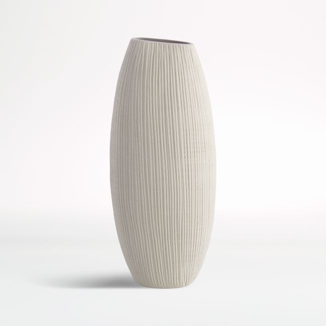 Online Designer Dining Room Alura Cream Tall Vase